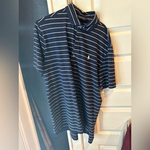 Polo Golf Ralph Lauren Soft Cotton Striped Collared Shirt